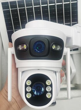 aov 跨境icsee太阳能摄像机监控低功耗摄像头4g camera