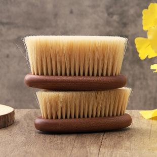 全实木天然马毛衣物护理刷软毛羊绒羊毛毛衣大衣梳理家用衣物打理