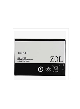 ZOL 适用TCL J720 J720T TCL j728T TLi020F1手机电池 J726T-so2电板