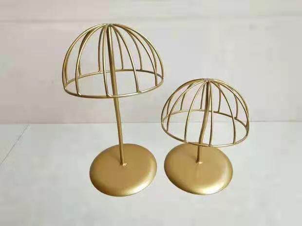 小号金色儿童陈列道具卖场帽架