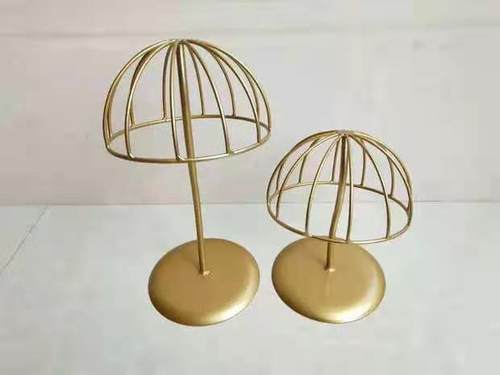 小号金色儿童陈列道具卖场帽架