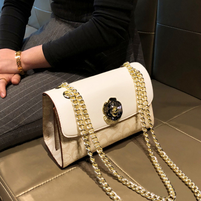 包包品牌专柜正品大牌山茶花女包超火小众不撞款链条包单肩斜挎包