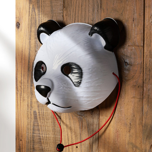 熊猫面具网红小熊猫造型面具派对生日装饰气球动物搞笑功夫节日