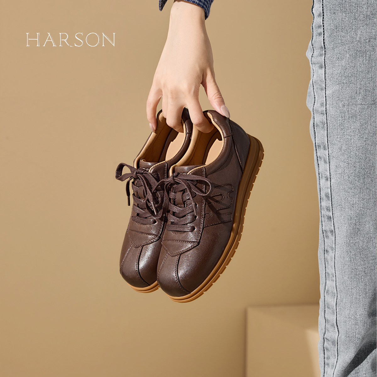 通勤复古板鞋德训鞋女鞋子