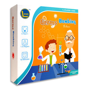 思维大陆细菌大爆炸Germs Bombing儿童观察思维反应亲子试管玩具