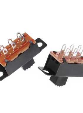 SS22F32 拨动开关 滑动开关 TOY 柄高8mm  SS22F32G8 2P2T