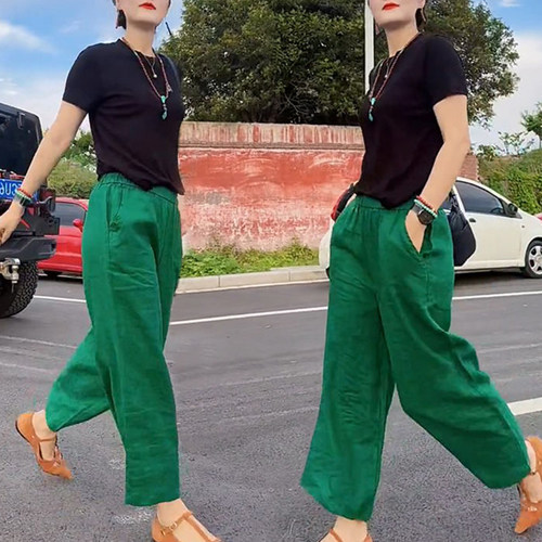 宽松显瘦大码女装简约减龄短袖
