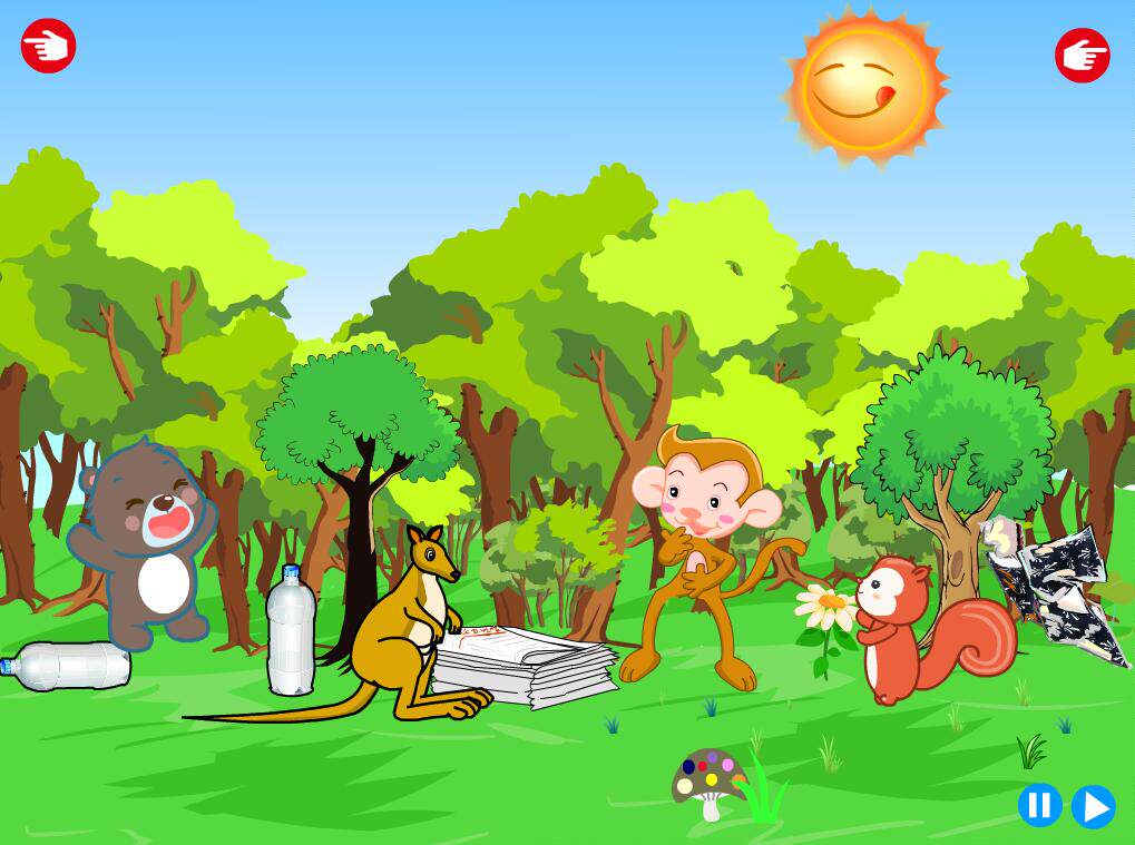 优秀爆款幼儿小班精品多媒体获奖动画课件——聪明的小猴