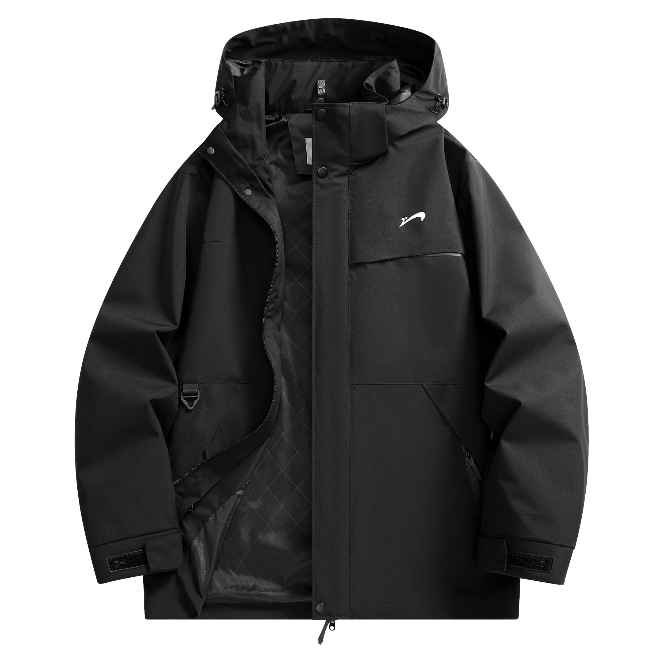 贵人鸟户外男士连帽防风夹克