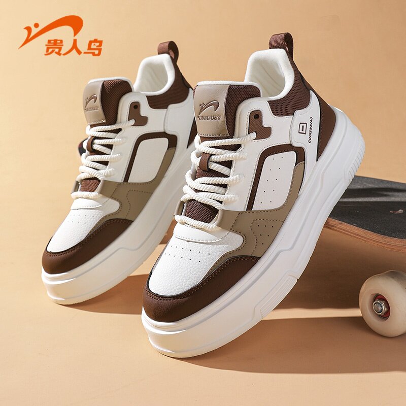 贵人鸟系带高帮板鞋男