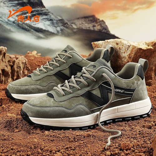 贵人鸟男士系带休闲鞋复古