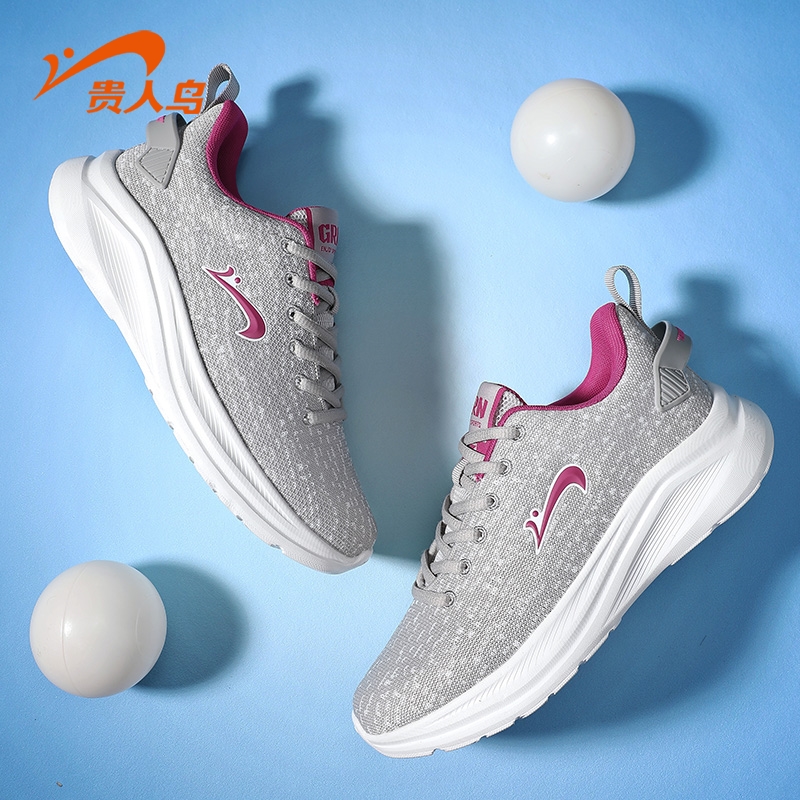 贵人鸟女鞋运动鞋轻便软底跑步鞋