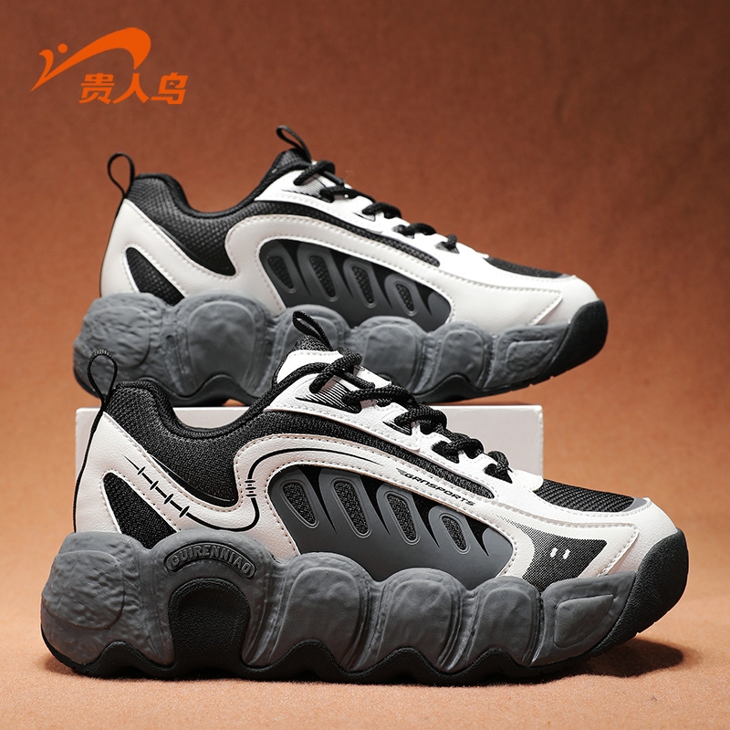 贵人鸟女士增高系带老爹鞋