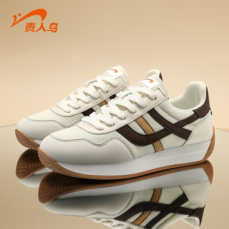 贵人鸟男鞋透气阿甘鞋2025冬季新款低帮运动鞋复古潮流休闲鞋子男
