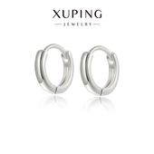 旭平小耳扣素圈耳环简约气质ins风耳圈小众高级感睡觉不用摘耳饰