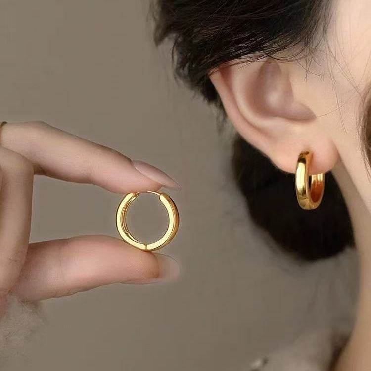 旭平素圈耳扣耳饰简约素圈ins风易搭耳环上班上学易搭通勤耳饰,饰品/流行首饰/时尚饰品新,耳环,淘宝优惠券,粉丝福利购,淘宝优惠卷