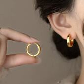旭平素圈耳扣耳饰简约素圈ins风易搭耳环上班上学易搭通勤耳饰