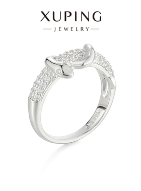 旭平暗夜灵蛇缠绕戒指女痞帅个性潮时尚设计高级感辣妹食指戒指环