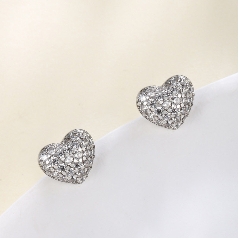 旭平爱心合金耳钉,饰品/流行首饰/时尚饰品新,耳钉,淘宝优惠券,粉丝福利购,淘宝优惠卷