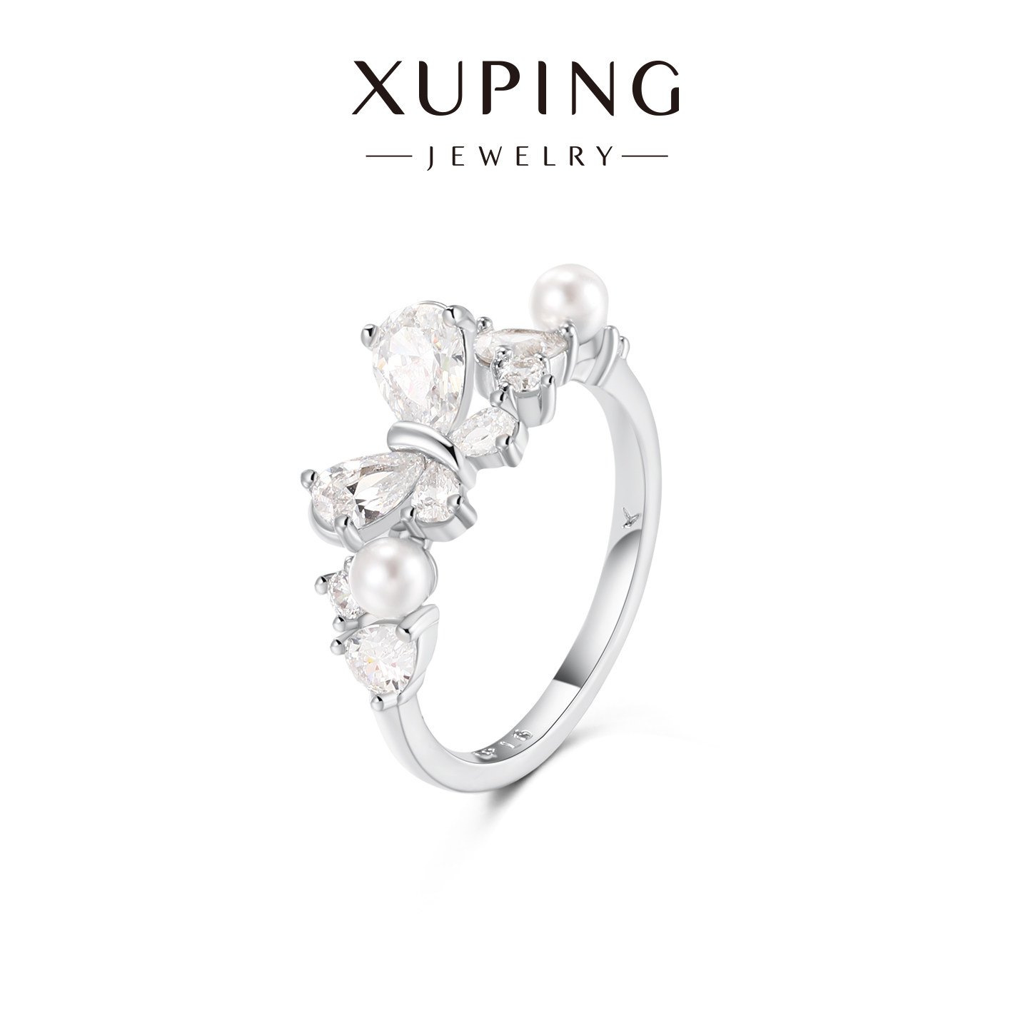 楠楠精致气质蝴蝶戒指女轻奢小众设计高级感食指戒甜美氛围感指环