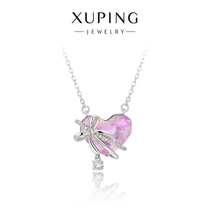 旭平【雾语星稀】浪漫梦幻果冻爱心气质甜美项链锁骨链情人节礼物