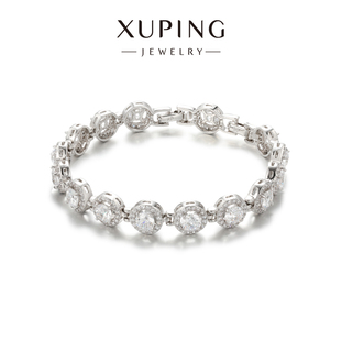 旭平中古vintage轻奢闪烁冰糖圆饼合金手链手表扣简约时尚通勤