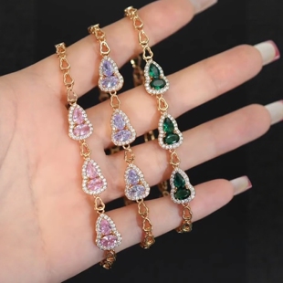 旭平彩宝系列新中式 国风气质葫芦手链女复古精致优雅温柔风手饰