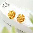 旭平春日花朵新中式 简约高级感耳钉 宫廷好搭花朵耳钉女士款 时尚