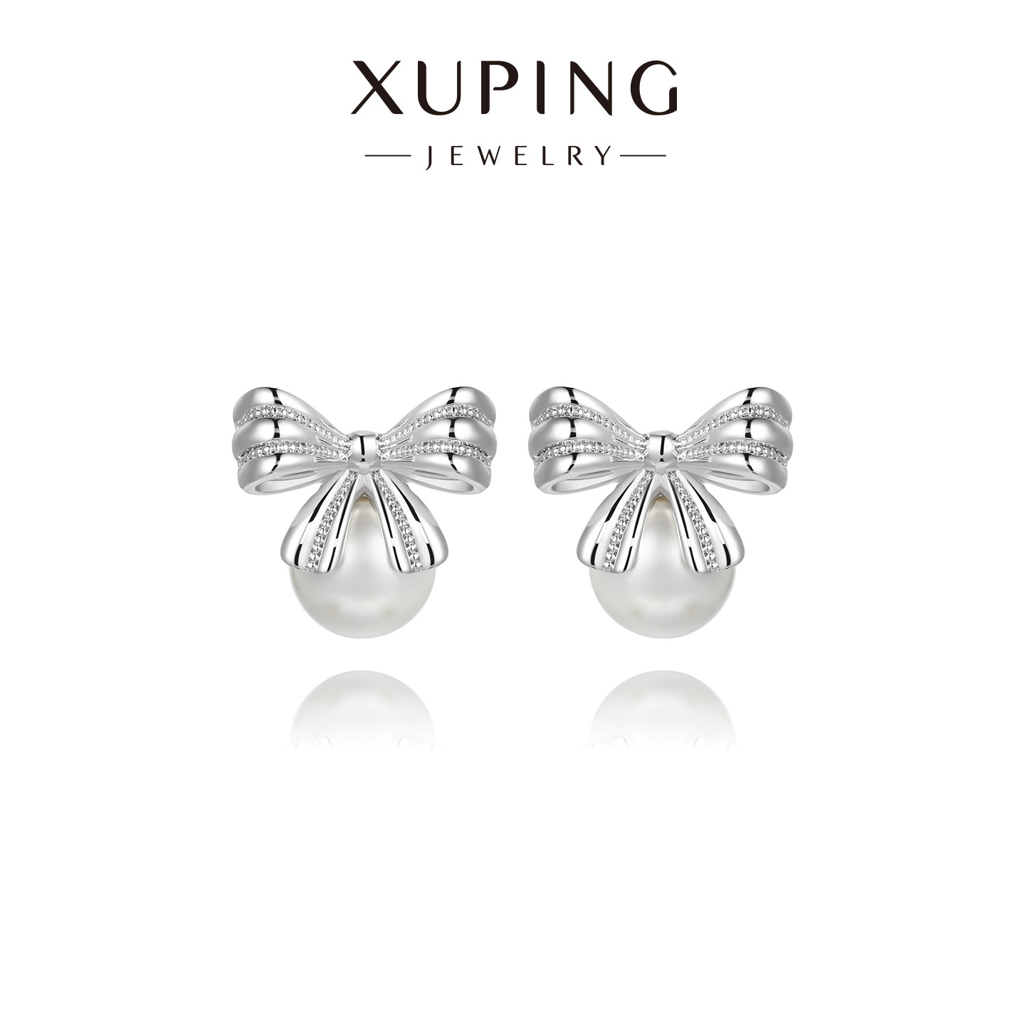 旭平法式蝴蝶结仿珍珠耳钉女ins小众设计精致甜美气质高级感耳饰,饰品/流行首饰/时尚饰品新,耳环,淘宝优惠券,粉丝福利购,淘宝优惠卷