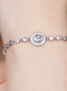 旭平女合金镀金彩宝手链