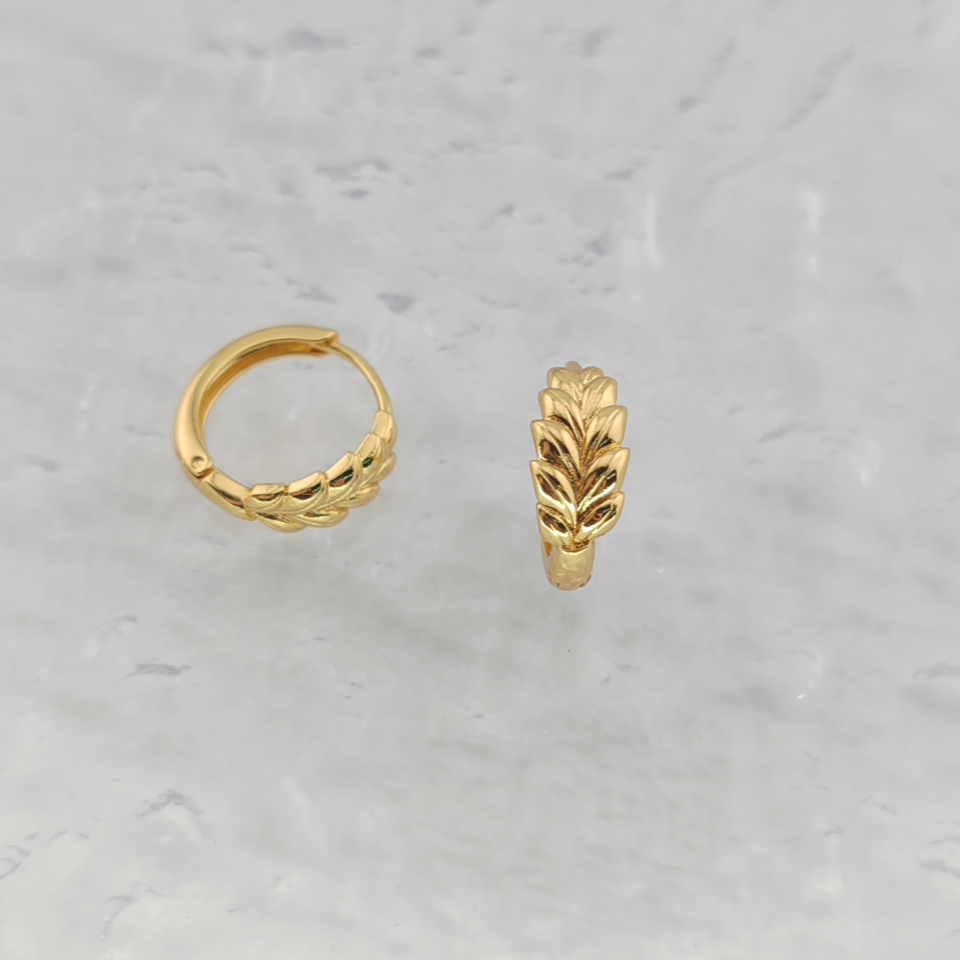 旭平复古液态金属质感时尚立体麦穗易搭小耳环耳扣耳饰,饰品/流行首饰/时尚饰品新,耳环,淘宝优惠券,粉丝福利购,淘宝优惠卷