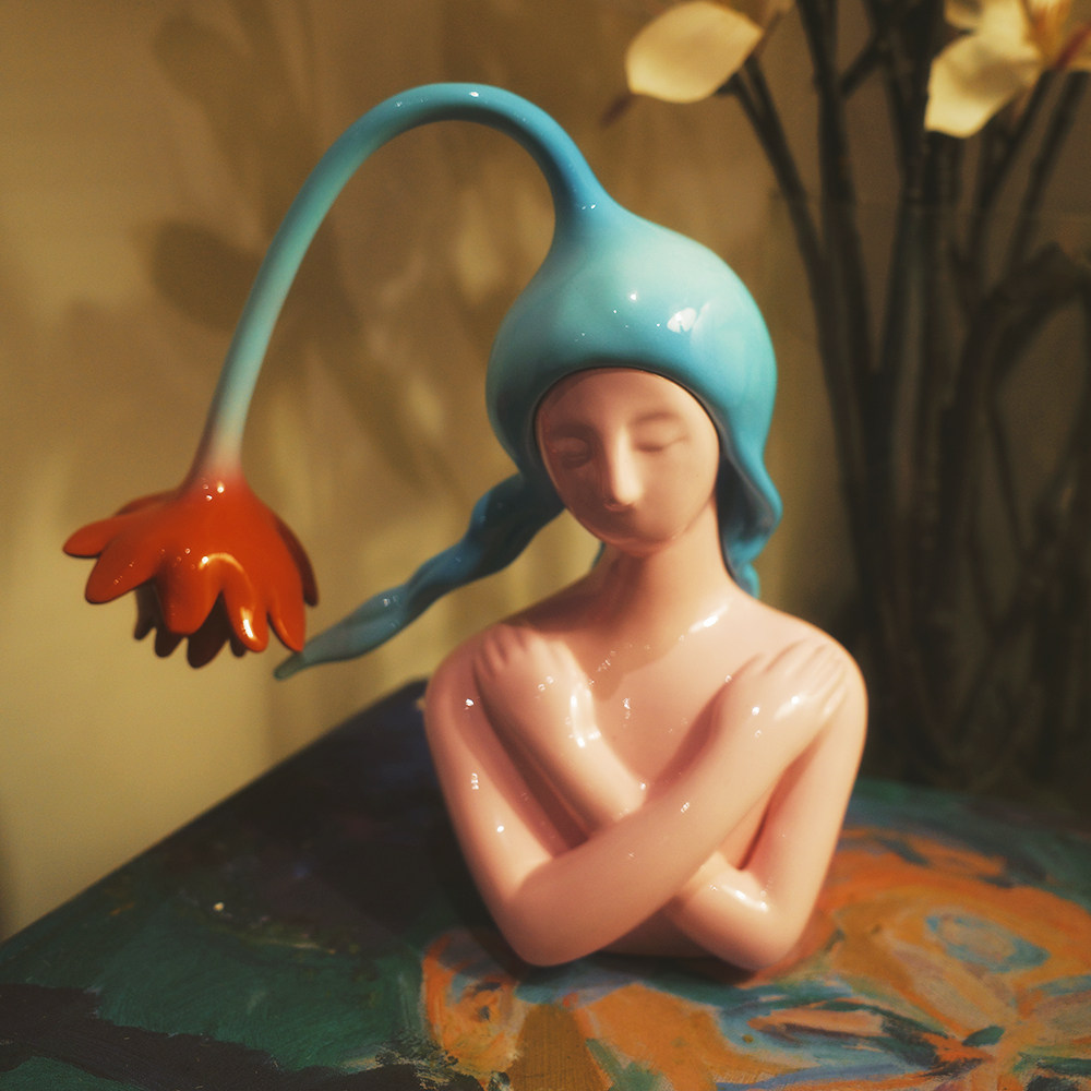 古里果默小妞艺术雕塑家居装饰摆件创意抽象高级感小众礼物装饰品,家居饰品,装饰摆件,淘宝优惠券,粉丝福利购,淘宝优惠卷