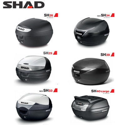 包邮SHAD摩托车尾箱通用电瓶电动机车大中小号后备箱储物背箱