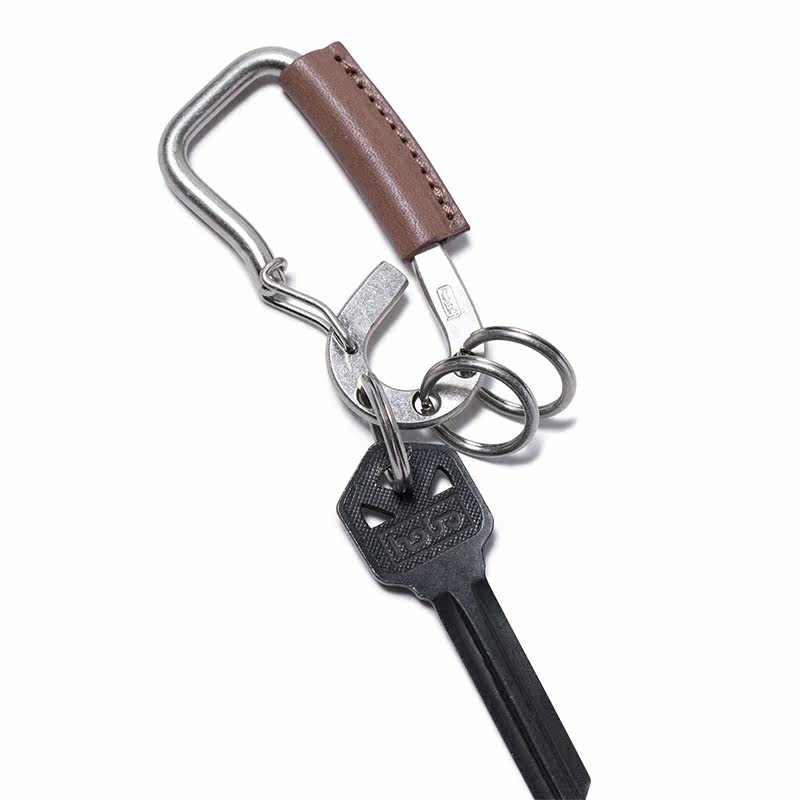 hobo Brass Carabiner Key Ring with Cow Leather cowhide brass Key ringin the Accessories/Leather belt/Hat/Muffler , Shoes and bags/Belt Accessories , Bag Accessories , Keychain  category - from Buy2taobao.com to provide professional Taobao agent buy service