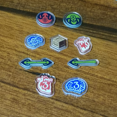 诡镇奇谈透明亚克力TOKEN定制