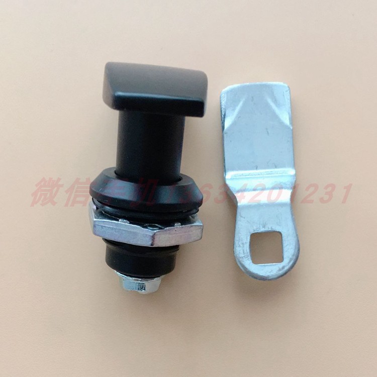 MS705-3U机柜锁 T型把手锁 T形旋转门锁 开关柜锁 电柜锁 机箱锁