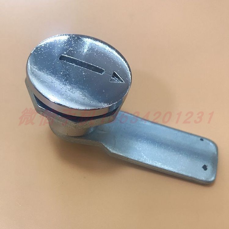 MS705-3C一字凹槽圆柱锁 生久同款电柜门锁 通讯开关柜门锁