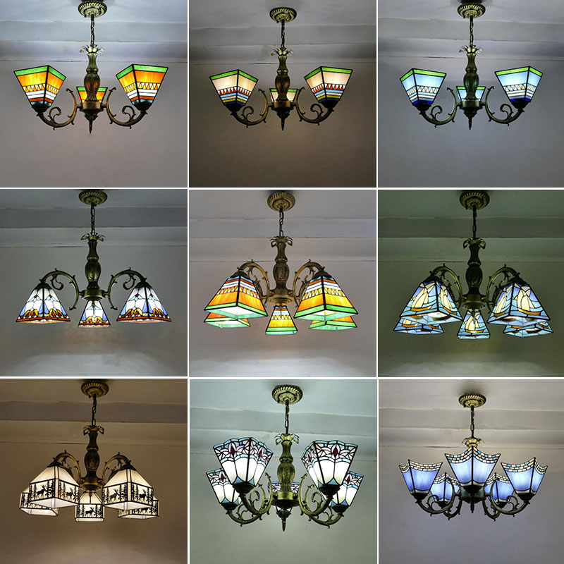 东南亚美式吊灯欧式客厅灯卧室吸吊灯简约餐厅灯乡村餐厅铁艺灯具