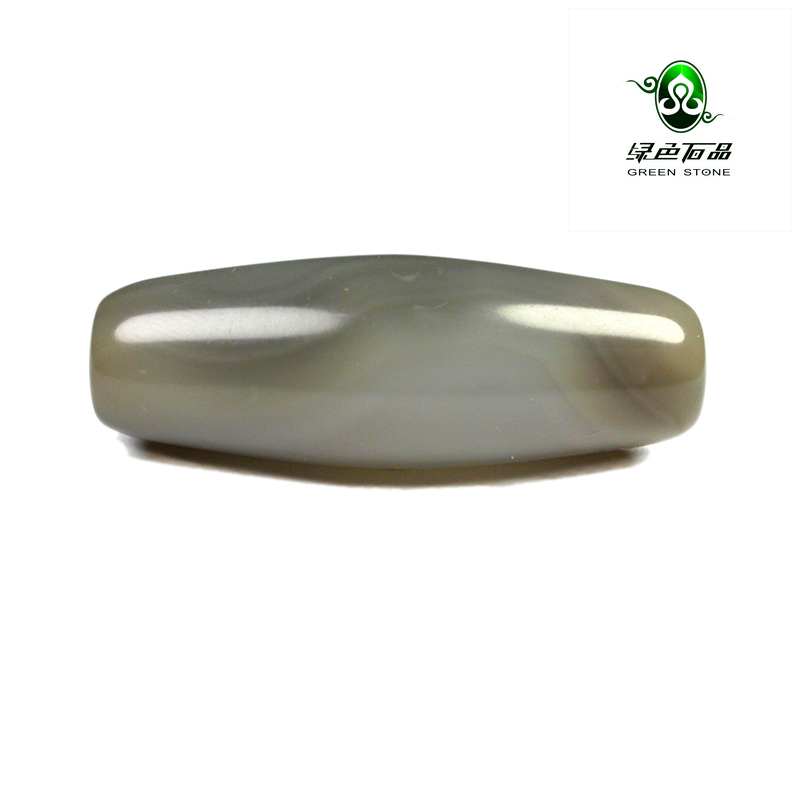 lssp/绿色石品wp521 不还价 清代缠丝玛瑙老配珠 DIY翎管半成品