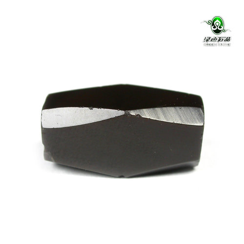 lssp/绿色石品gz1032-不还价包老清代老多棱玛瑙珠DIY多宝配珠