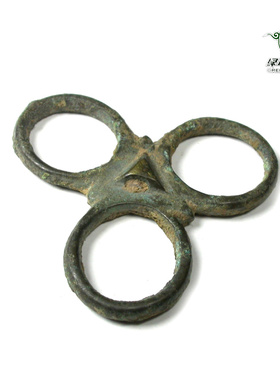 lssp/绿色石品mz2978  保真包老老天铁托甲三环造型挂饰不还价