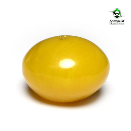 lssp/绿色石品gz3220 不还价 散珠老料器仿蜜蜡色珠子DIY多宝配珠