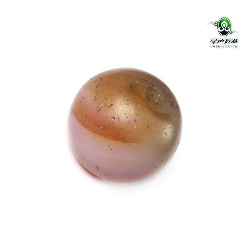 lssp/绿色石品 不还价 圆珠型玛瑙DIY配珠 佛珠珠串配珠as1279