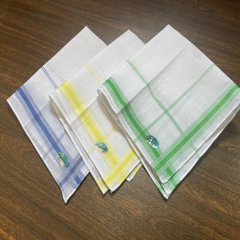 哇 仿佛回到了80年代  很复古的棉布微挂浆手帕 巾 手绢