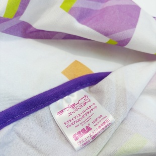 动漫周边散货 绒布盖毯 140 LOVE 厘米 100 LIVE 尺寸 日单 可铺