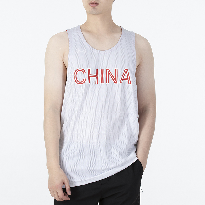 安德玛UA China 3x3 Replica男女同款篮球运动背心1364595-014 运动服/休闲服装 运动T恤 原图主图