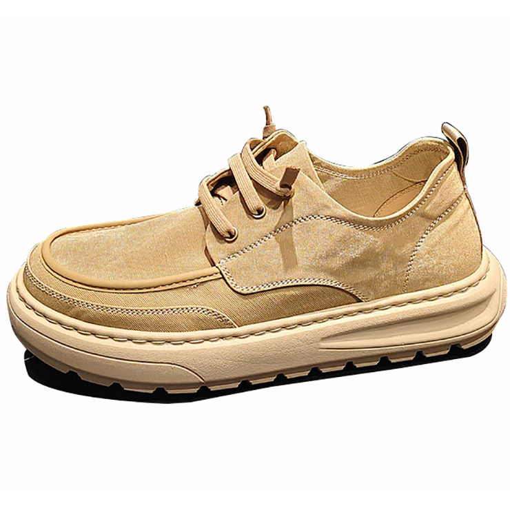 奥康男鞋鞋子2026春款布鞋休闲男单鞋1261121136杏1261121137绿