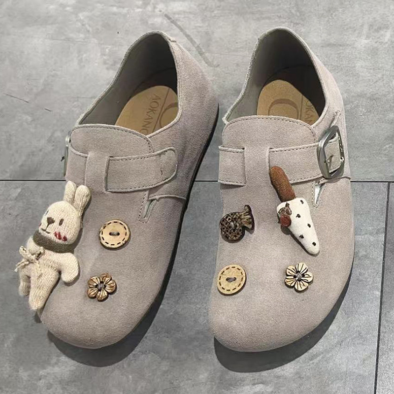 奥康女鞋2026春圆头平底勃肯鞋1262121156灰1262121160卡其,女鞋,勃肯鞋/软木鞋,淘宝优惠券,粉丝福利购,淘宝优惠卷