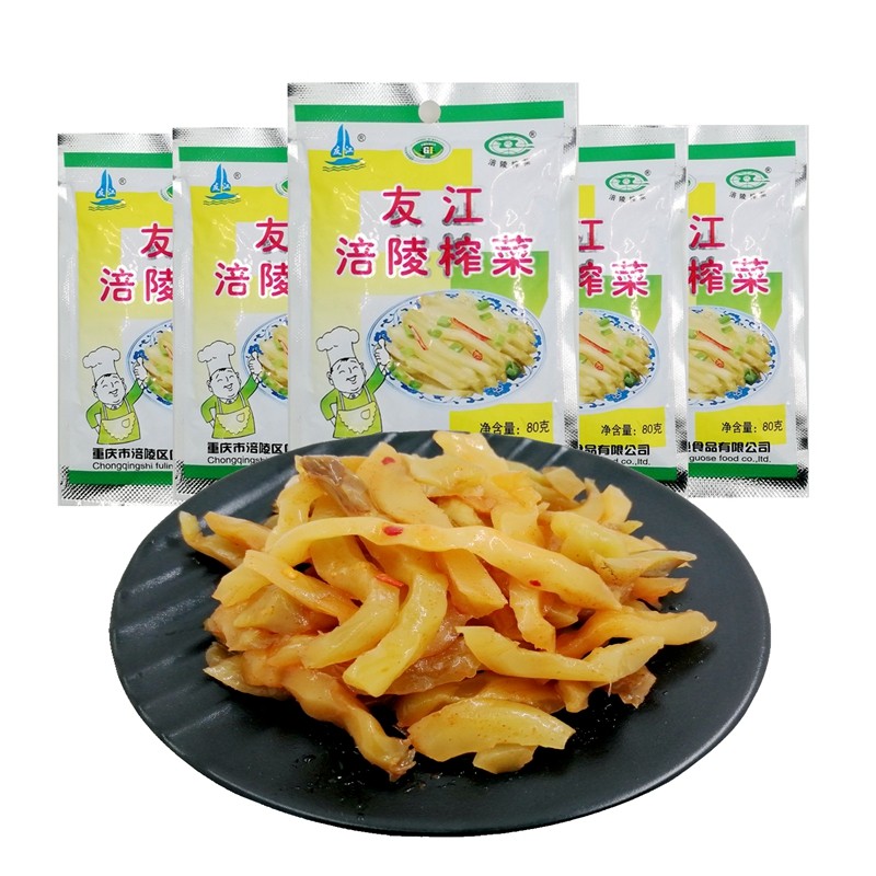 涪陵榨菜丝80g袋装友江下饭菜