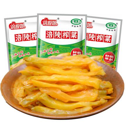 涪厨娘涪陵榨菜50g袋装下饭菜咸菜培陵陪清爽小包装榨菜酱腌泡菜
